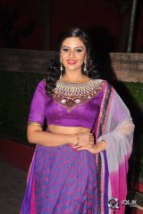 Sreemukhi at Dhanalakshmi Thalupu Thadithe Movie Audio Launch